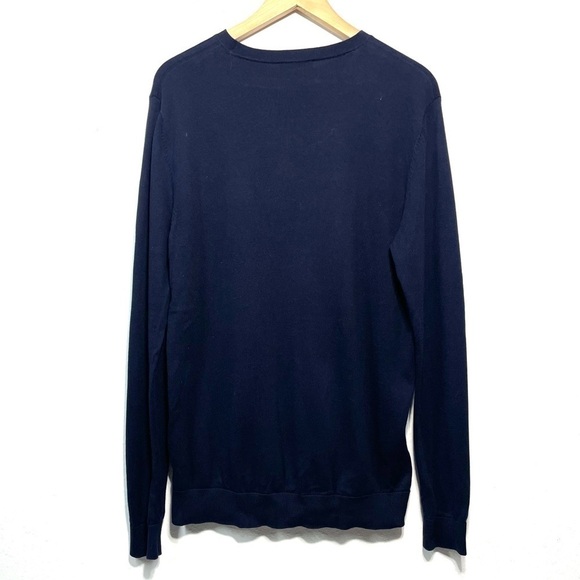 Selected Homme Crew Neck Sweater Navy Size Large O261 - Picture 3 of 7